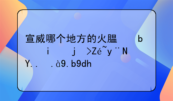 宣威哪个地方的火腿是最正宗的？为什么呢？